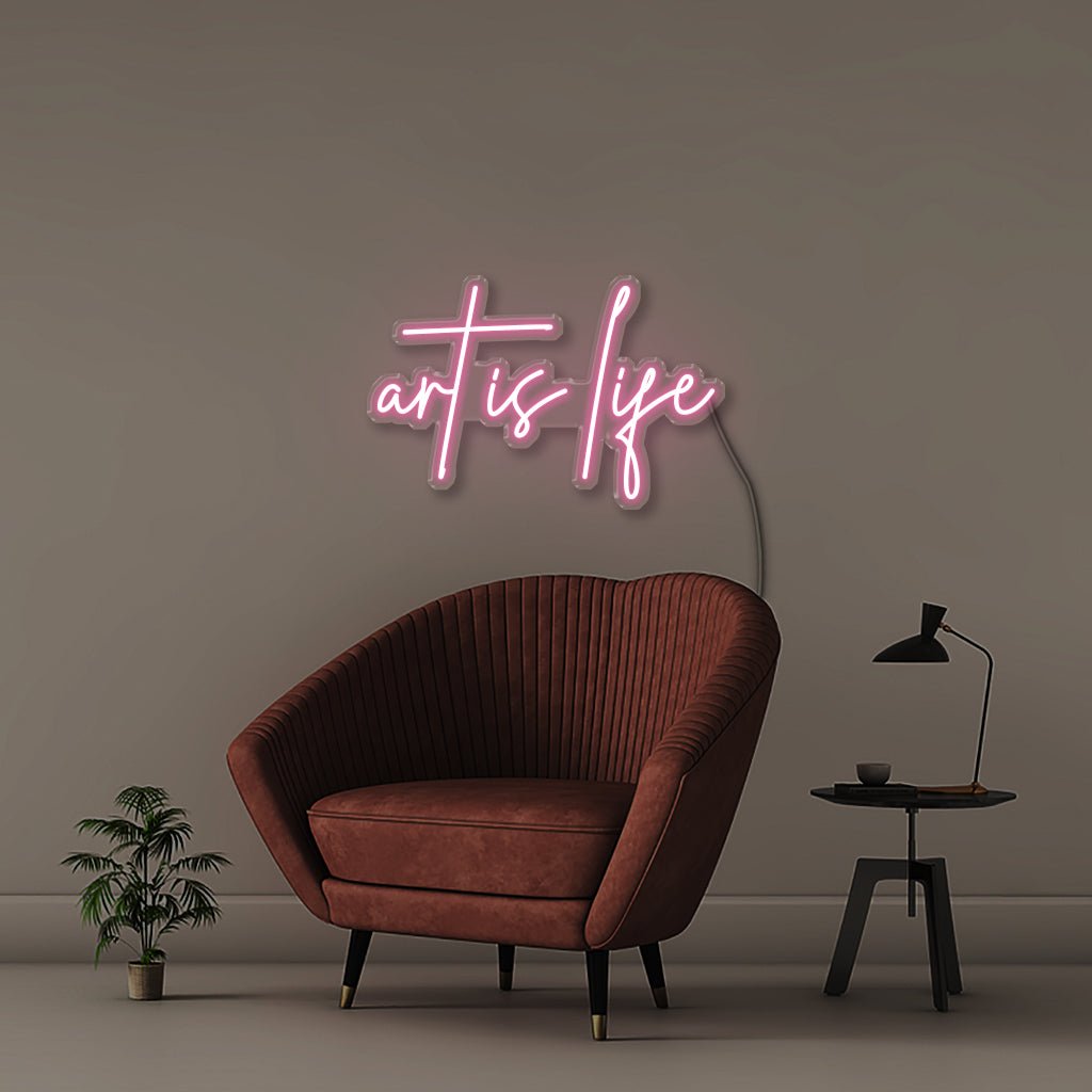 Art of Life - Neonific - LED Neon Signs - 50 CM - Light Pink