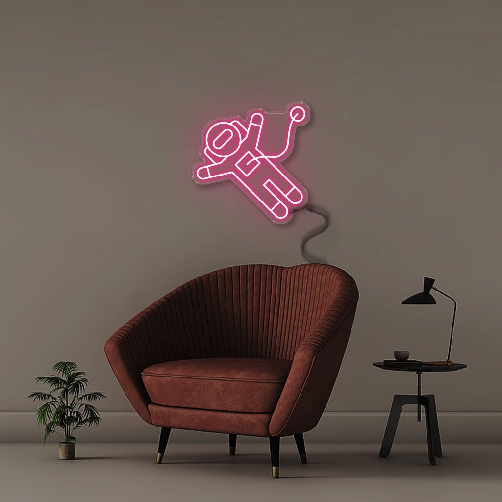 Astronaut - Neonific - LED Neon Signs - 50 CM - Pink