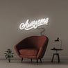 Awesome - Neonific - LED Neon Signs - 50 CM - White