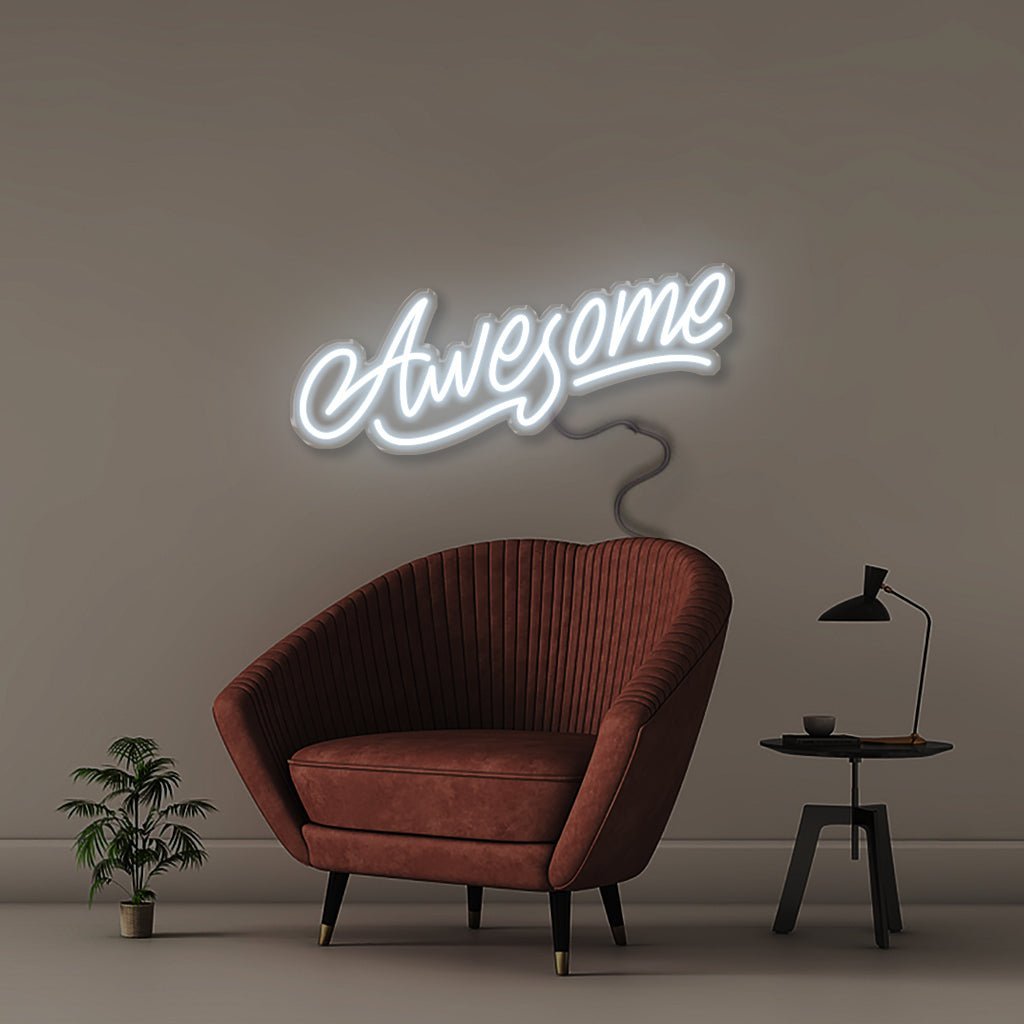 Awesome - Neonific - LED Neon Signs - 50 CM - Cool White