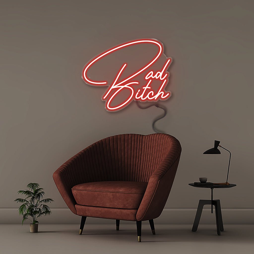 Bad Bitch - Neonific - LED Neon Signs - 50 CM - Red