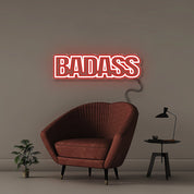Badass - Neonific - LED Neon Signs - 100 CM - Red