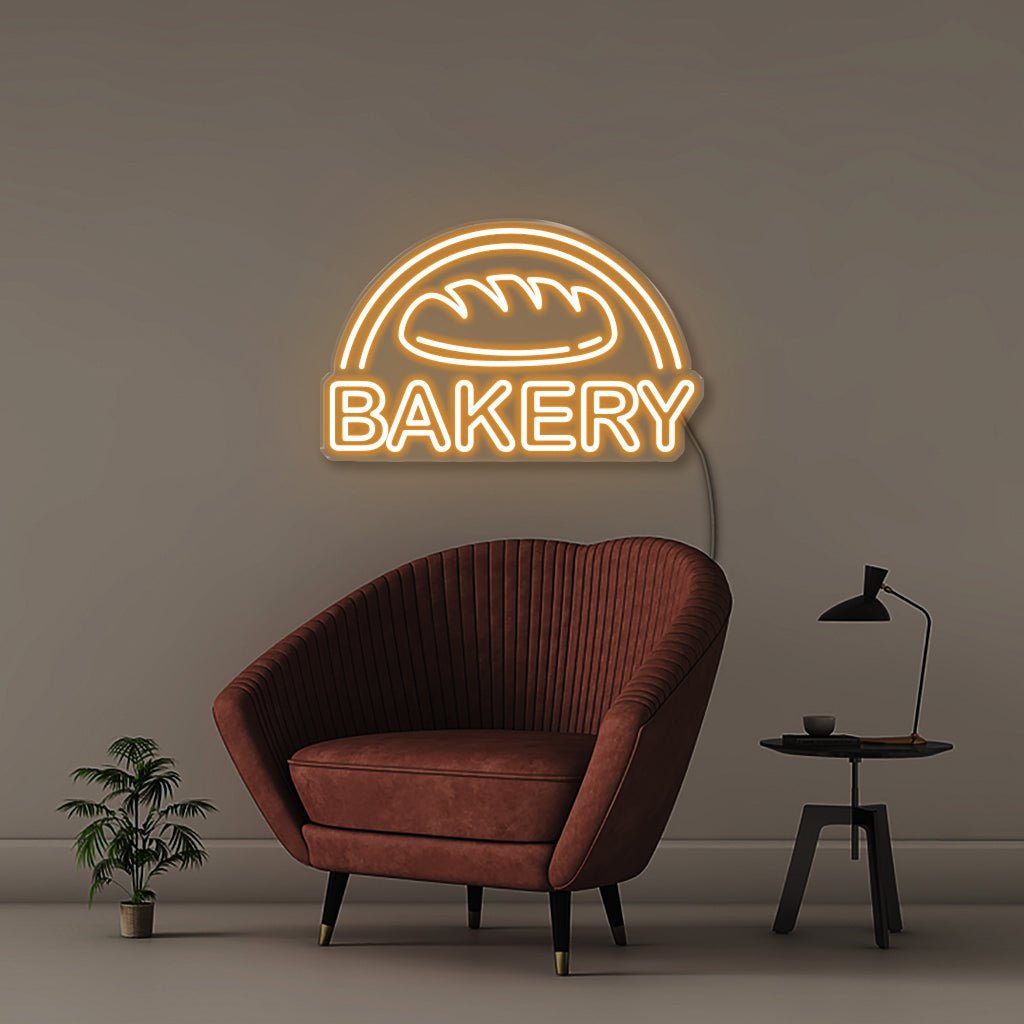 Bakery - Neonific - LED Neon Signs - 50 CM - Orange