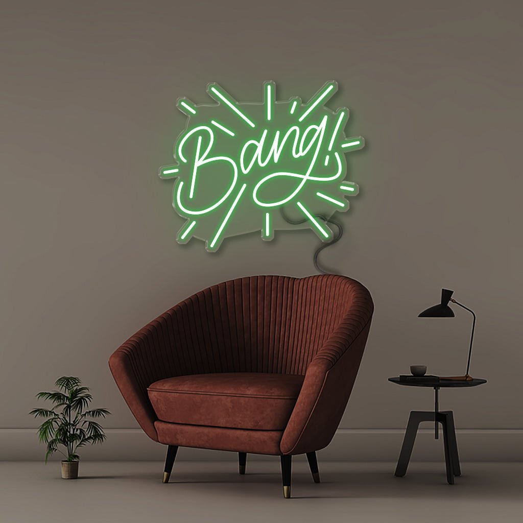 Bang - Neonific - LED Neon Signs - 50 CM - Green