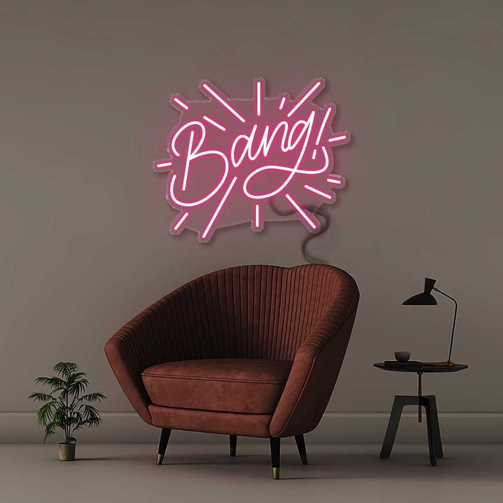Bang - Neonific - LED Neon Signs - 50 CM - Pink