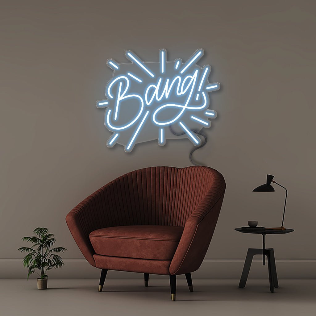 Bang - Neonific - LED Neon Signs - 50 CM - Light Blue