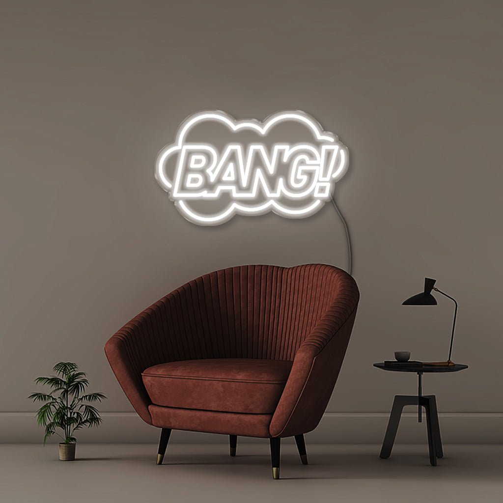 Bang-Bang - Neonific - LED Neon Signs - 50 CM - White