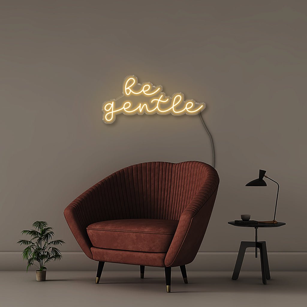 Be gentle - Neonific - LED Neon Signs - 100 CM - Warm White