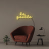 Be gentle - Neonific - LED Neon Signs - 100 CM - Yellow