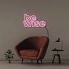 Be Wise - Neonific - LED Neon Signs - 50 CM - Light Pink