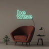 Be Wise - Neonific - LED Neon Signs - 50 CM - Sea Foam