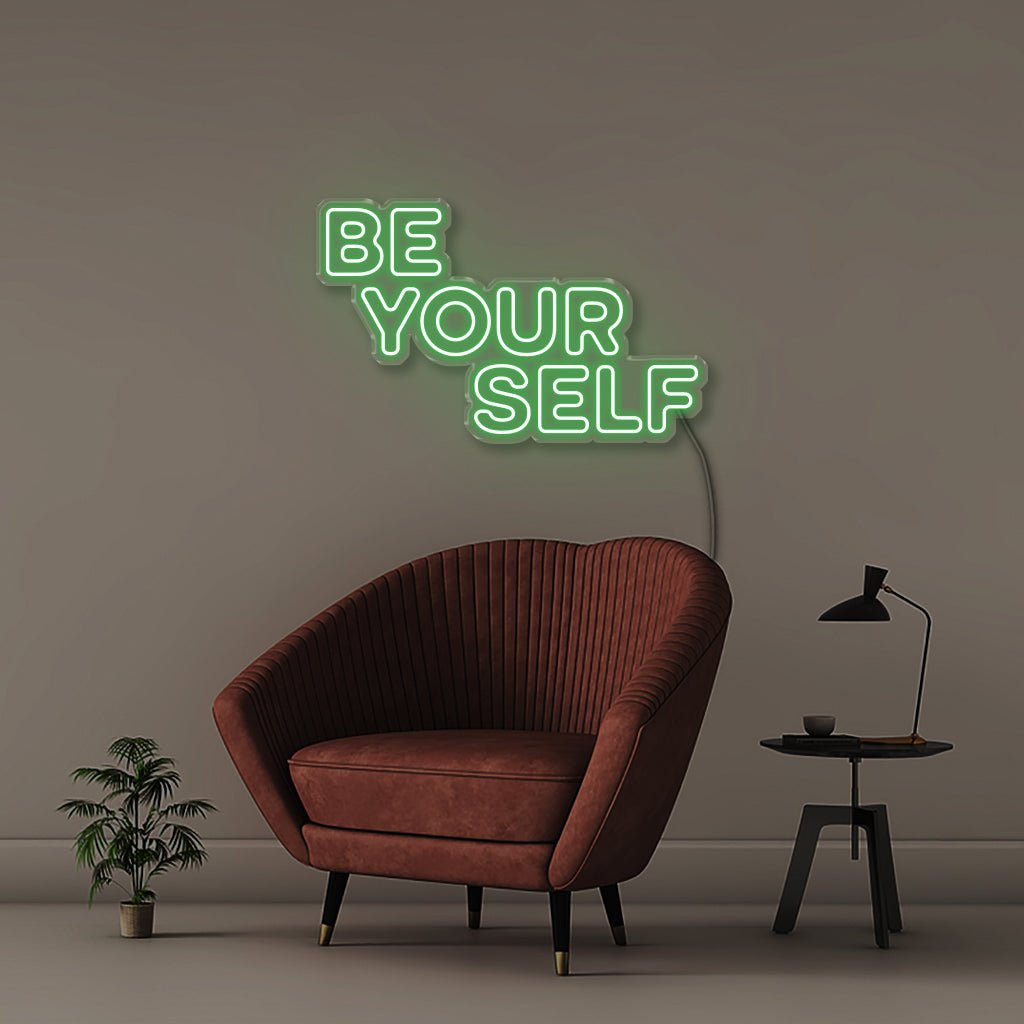 Be Yourself - Neonific - LED Neon Signs - 75 CM - Green
