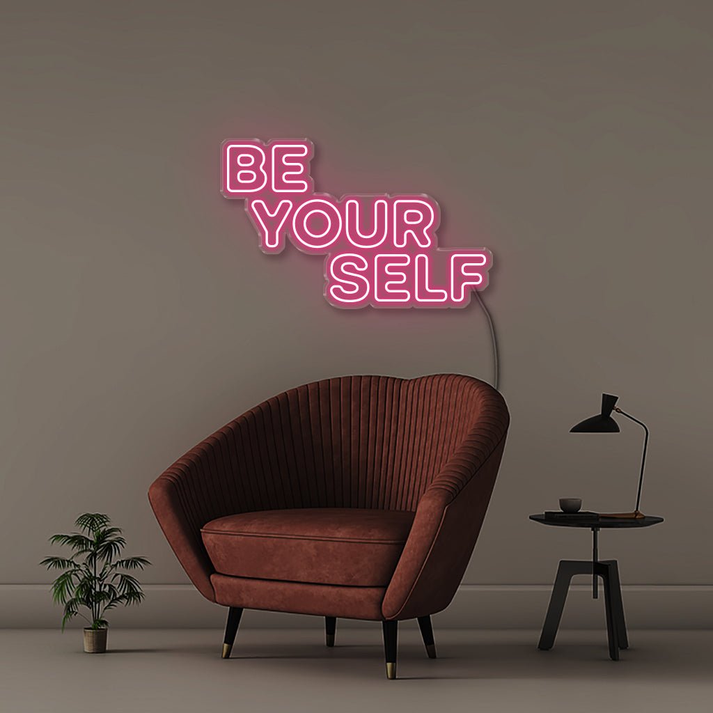 Be Yourself - Neonific - LED Neon Signs - 75 CM - Pink