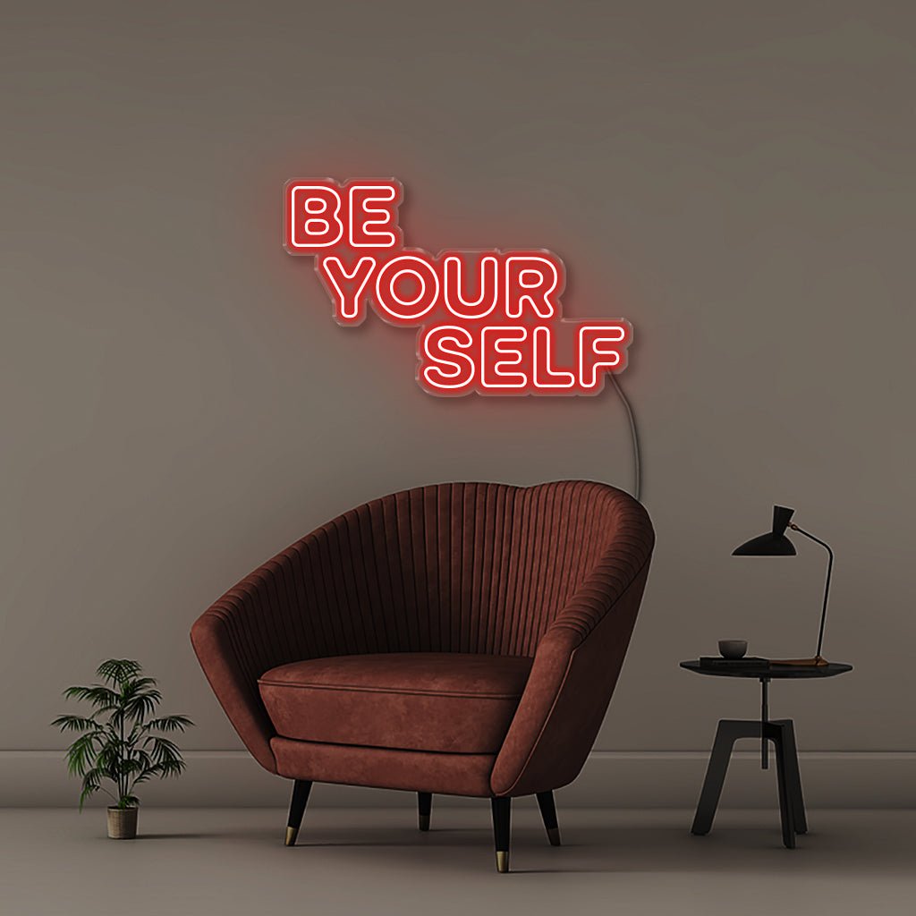 Be Yourself - Neonific - LED Neon Signs - 75 CM - Red