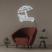 Beach Chair - Neonific - LED Neon Signs - 50 CM - Cool White