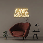 Beastmode - Neonific - LED Neon Signs - 50 CM - Warm White