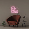 Beer Cigar - Neonific - LED Neon Signs - 50 CM - Light Pink