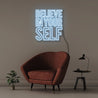 Believe in Yourself - Neonific - LED Neon Signs - 50 CM - Light Blue