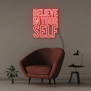 Believe in Yourself - Neonific - LED Neon Signs - 50 CM - Red