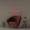 Believe - Neonific - LED Neon Signs - 75 CM - Red
