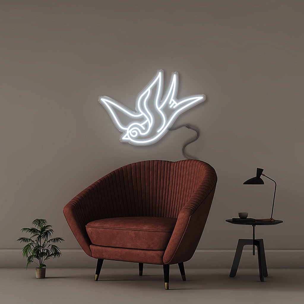 Bird - Neonific - LED Neon Signs - 50 CM - Cool White