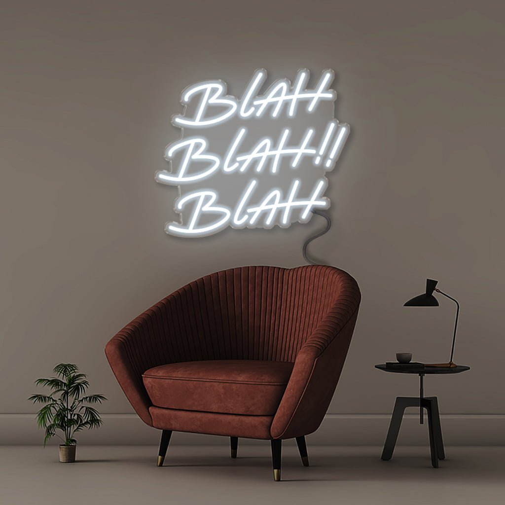 Blah - Neonific - LED Neon Signs - 50 CM - Cool White