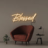 Blessed - Neonific - LED Neon Signs - 50 CM - Orange