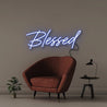 Blessed - Neonific - LED Neon Signs - 50 CM - Blue
