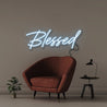 Blessed - Neonific - LED Neon Signs - 50 CM - Light Blue
