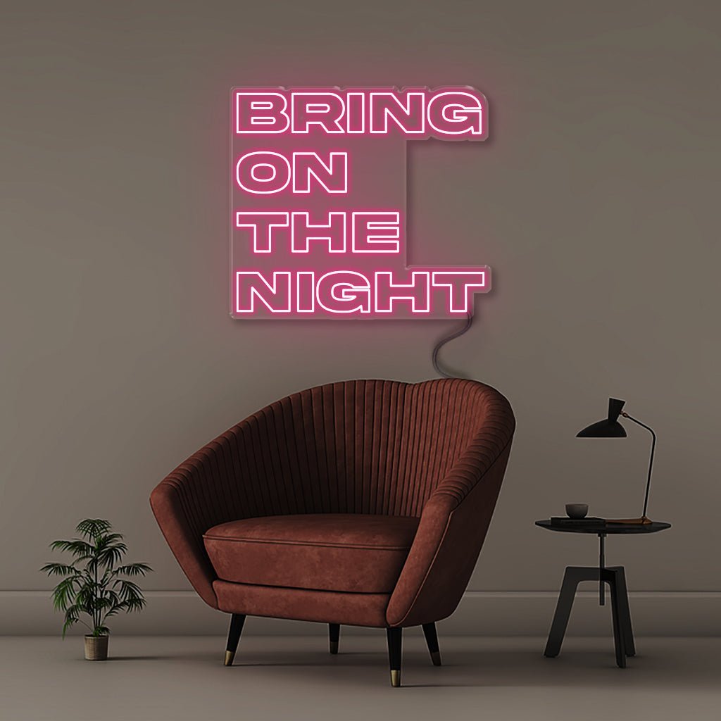 Bring On The Night - Neonific - LED Neon Signs - 75 CM - Pink