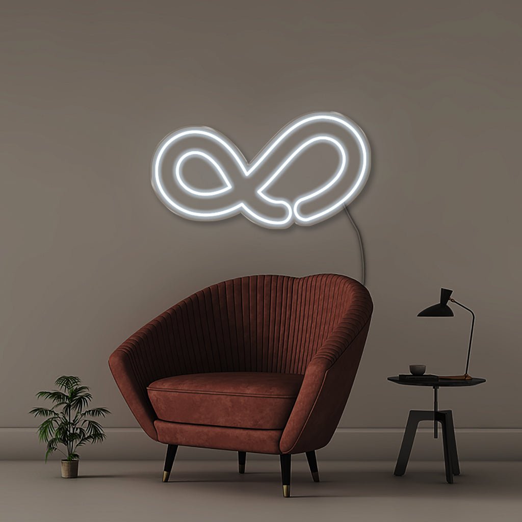 Broken Infinity - Neonific - LED Neon Signs - 50 CM - Cool White