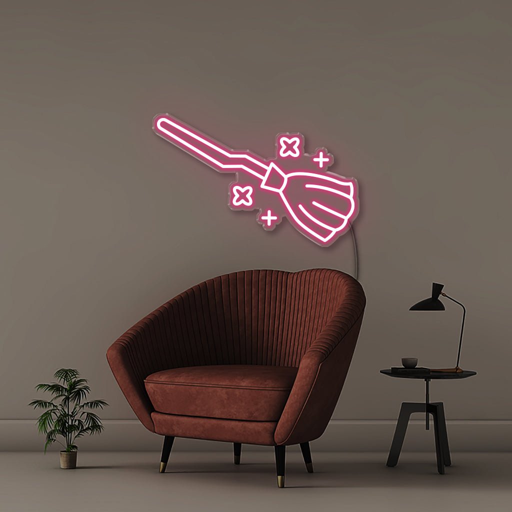 Broom Stick - Neonific - LED Neon Signs - 50 CM - Pink