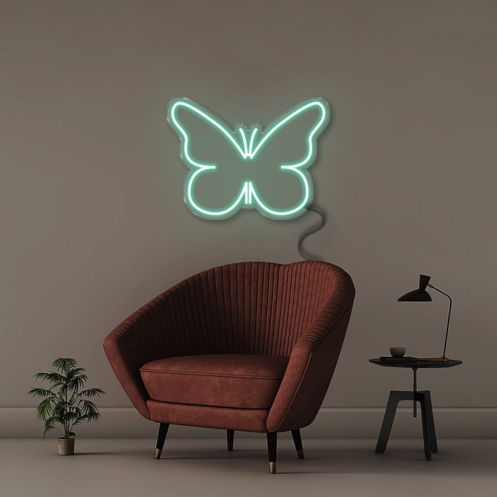 Butterfly - Neonific - LED Neon Signs - 50 CM - Sea Foam