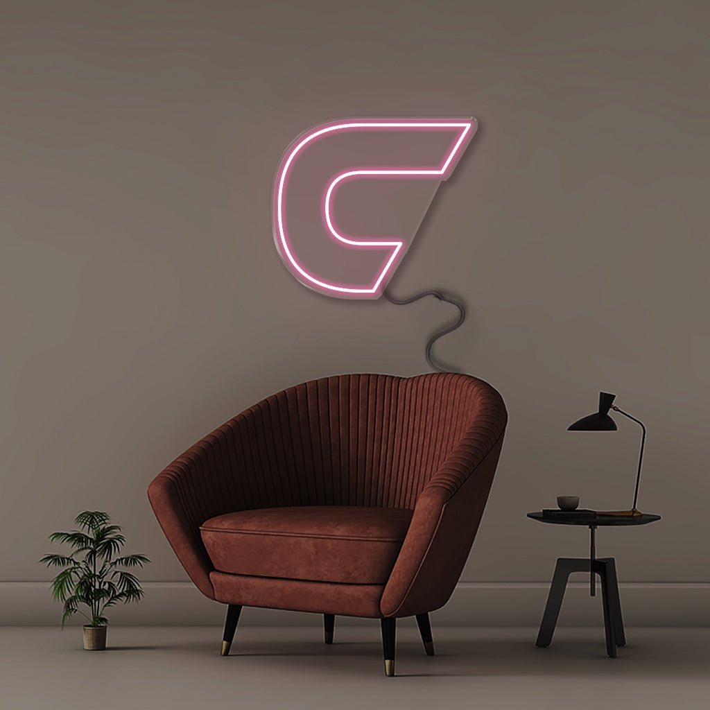 C - Neonific - LED Neon Signs - 50 CM - Light Pink