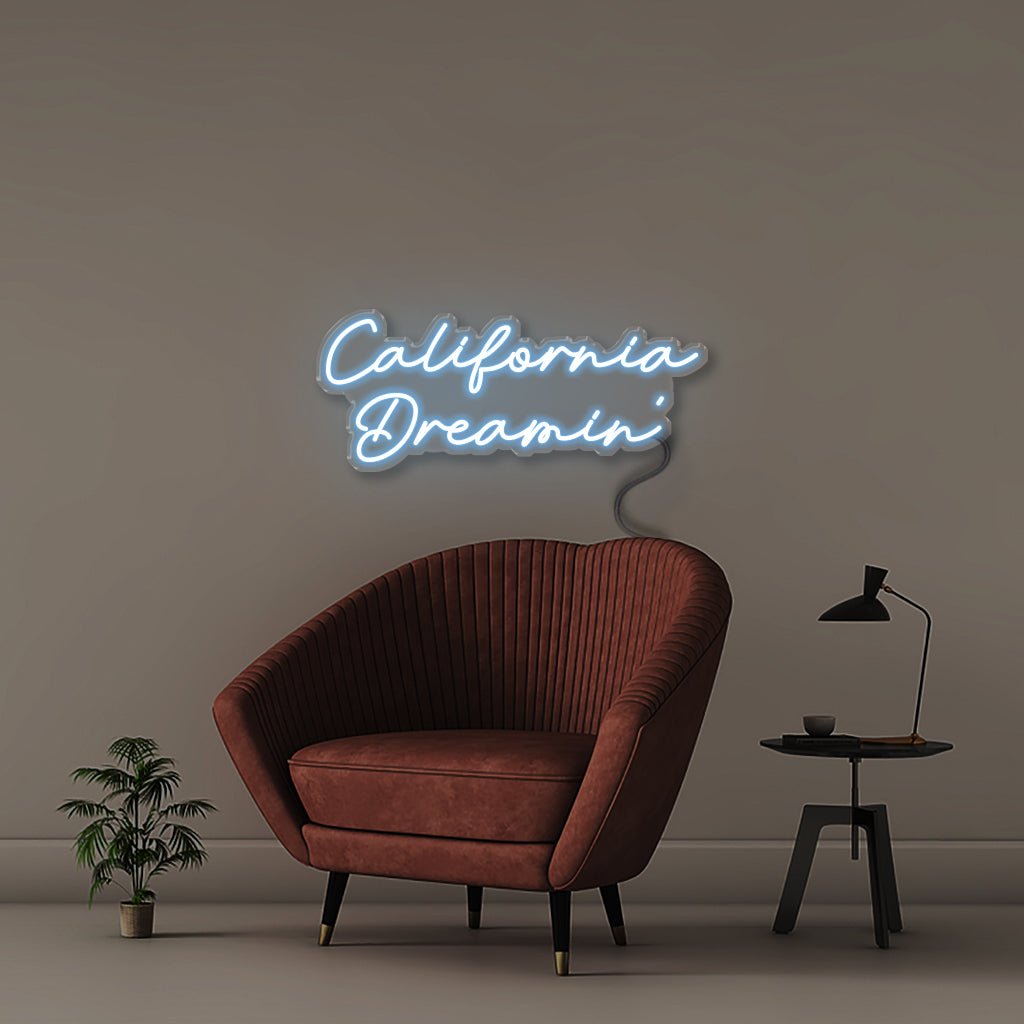 California Dreamin' - Neonific - LED Neon Signs - 75 CM - Light Blue