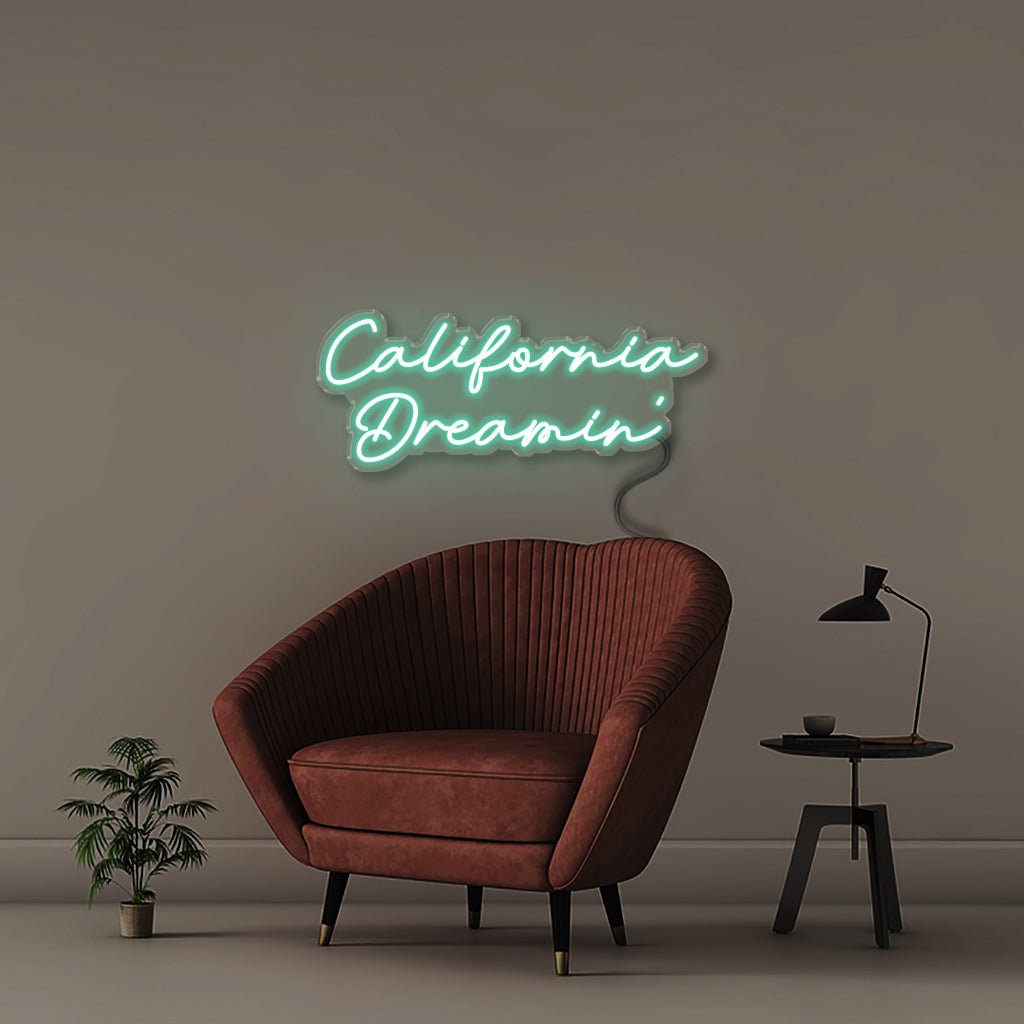 California Dreamin' - Neonific - LED Neon Signs - 75 CM - Sea Foam
