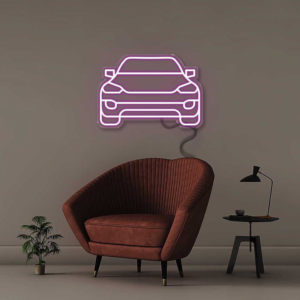 Car - Neonific - LED Neon Signs - 50 CM - Purple