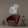 Cat Dog - Neonific - LED Neon Signs - 50 CM - Cool White