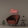 Chill - Neonific - LED Neon Signs - 50 CM - Red