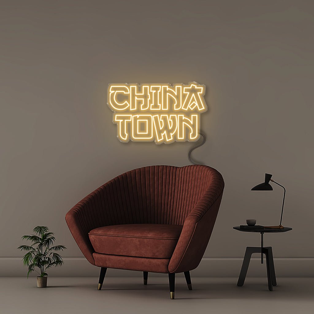 China Town - Neonific - LED Neon Signs - 50 CM - Warm White