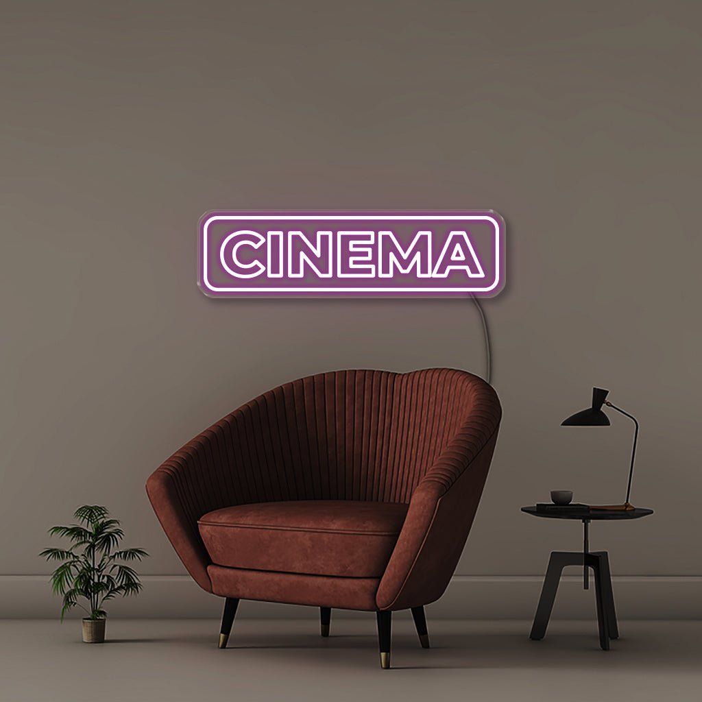 Cinema - Neonific - LED Neon Signs - 75 CM - Purple