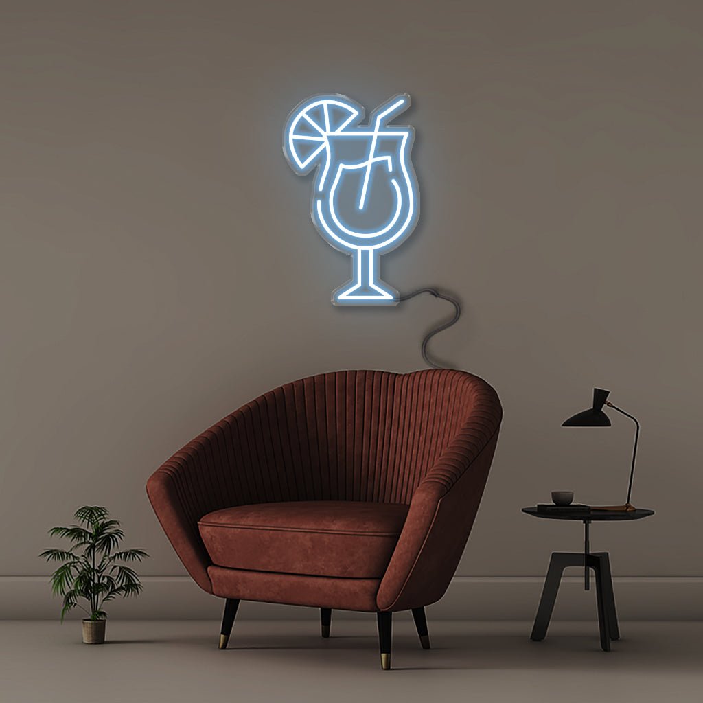 Cocktail - Neonific - LED Neon Signs - 50 CM - Light Blue