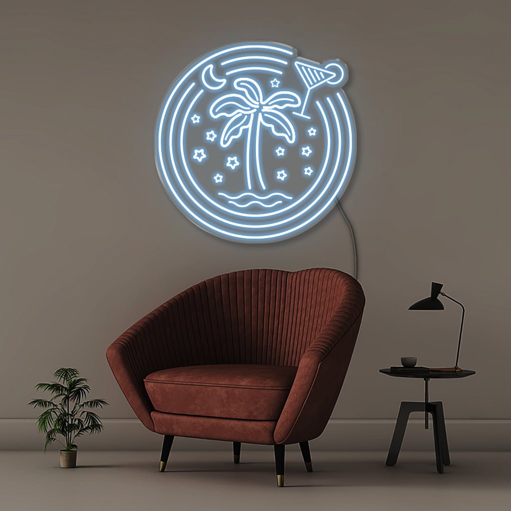 Cocktail Club - Neonific - LED Neon Signs - 50 CM - Light Blue
