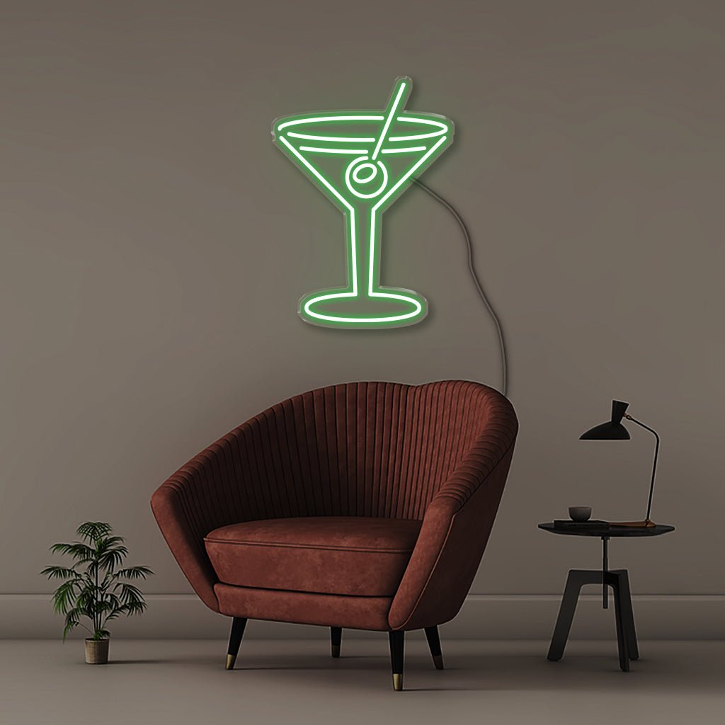 Cocktail Glass - Neonific - LED Neon Signs - 50 CM - Green