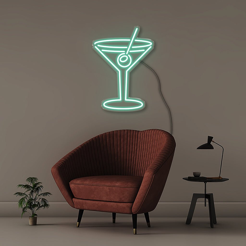 Cocktail Glass - Neonific - LED Neon Signs - 50 CM - Sea Foam
