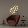 Coffee Bean - Neonific - LED Neon Signs - 50 CM - Warm White