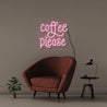 Coffee, please - Neonific - LED Neon Signs - 50 CM - Light Pink