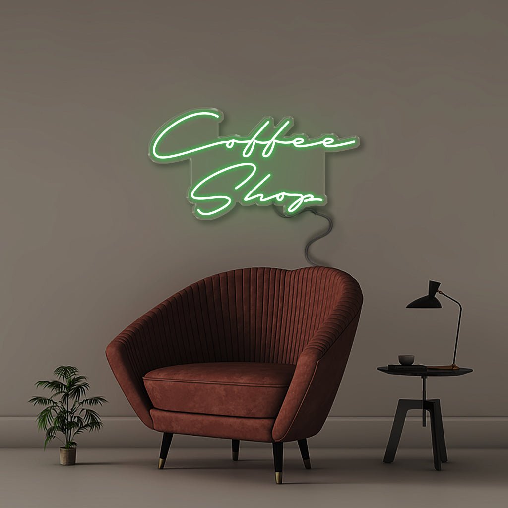 Coffee Shop - Neonific - LED Neon Signs - 50 CM - Green