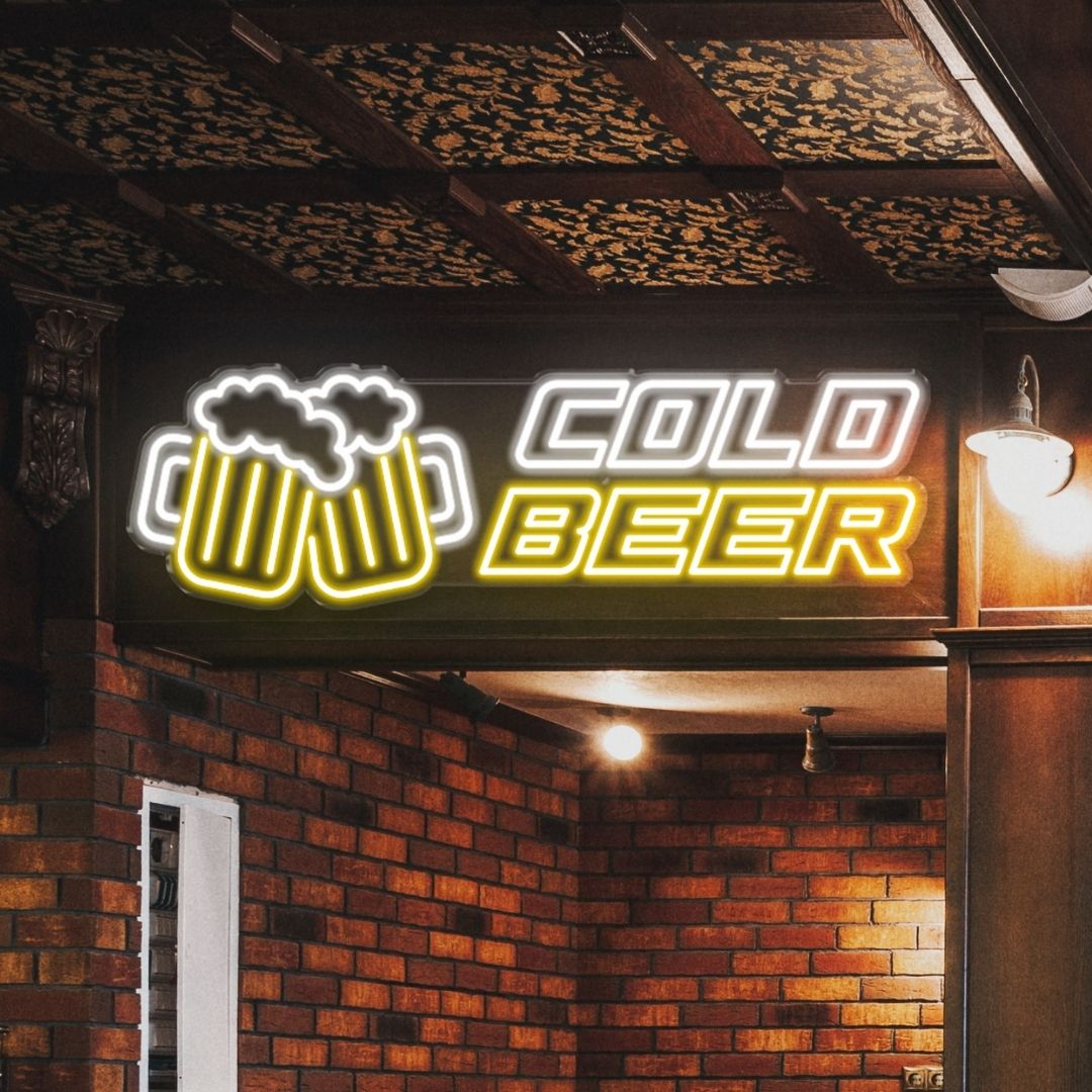 Cold Beer - Neonific - LED Neon Signs - 61cm (24") -