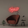 Congrats - Neonific - LED Neon Signs - 100 CM - Red